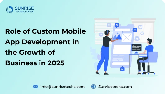 Role of Custom Mobile App Development in the Growth of Business in 2025 Featured Image