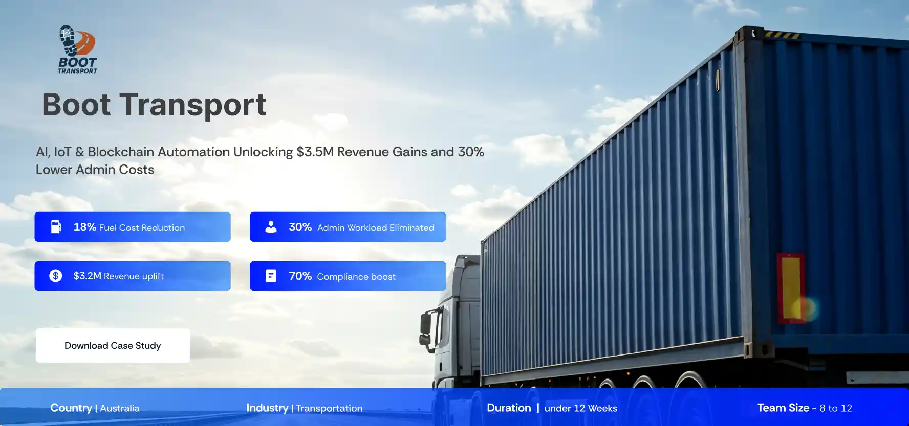 Boot Transport AI Logistics Case Study
