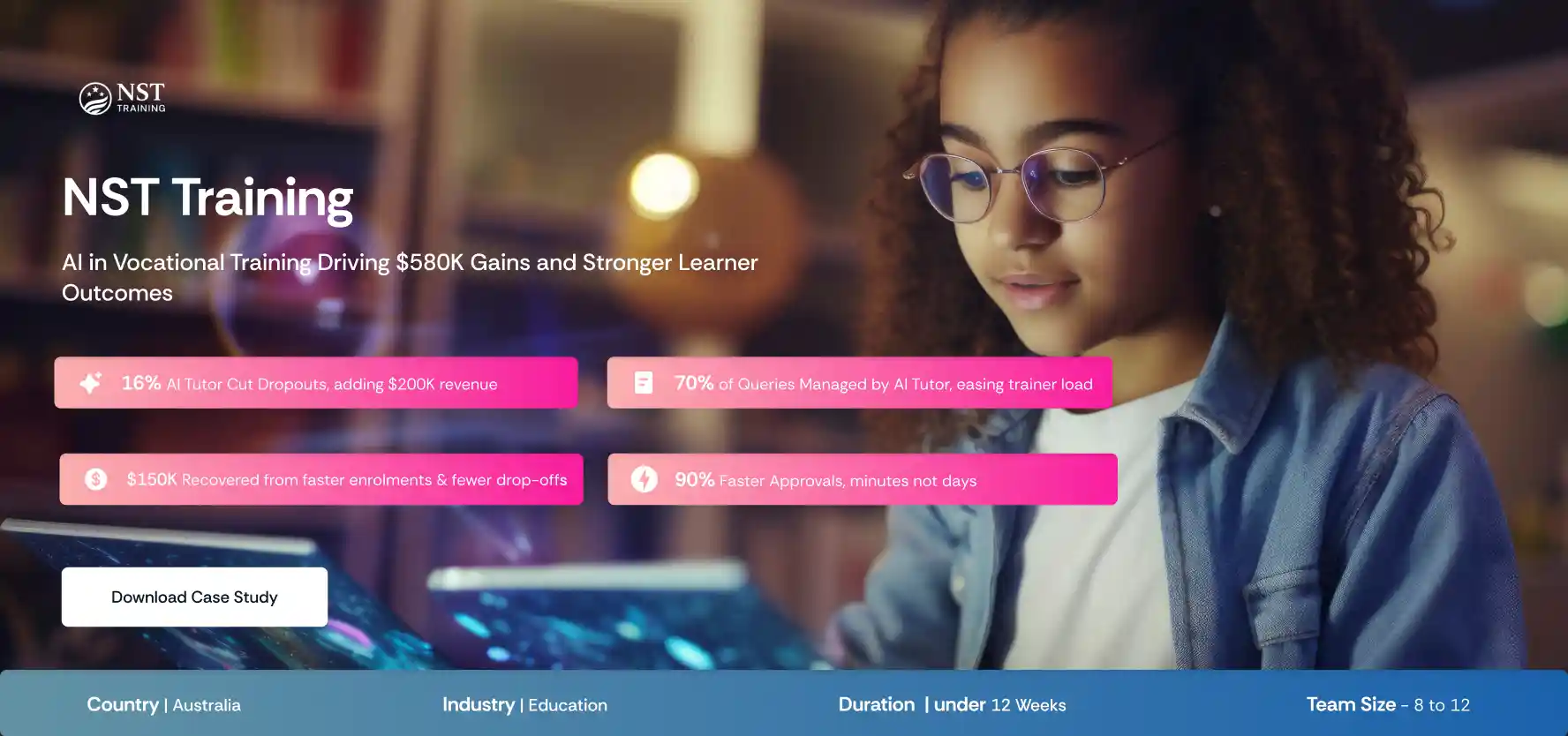 NST Training AI Education Case Study