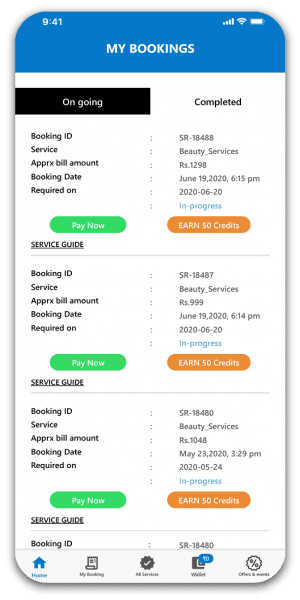 Rytefix app screen