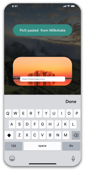 Picit app screen